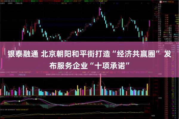 银泰融通 北京朝阳和平街打造“经济共赢圈” 发布服务企业“十项承诺”