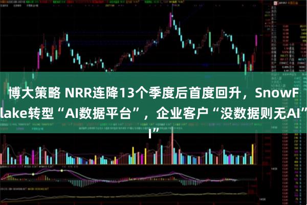 博大策略 NRR连降13个季度后首度回升，SnowFlake转型“AI数据平台”，企业客户“没数据则无AI”