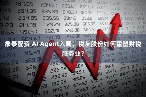象泰配资 AI Agent入局，税友股份如何重塑财税服务业？